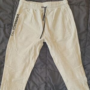 Slim Fit Gray Sweatpants with Black Drawstring By Vanquish